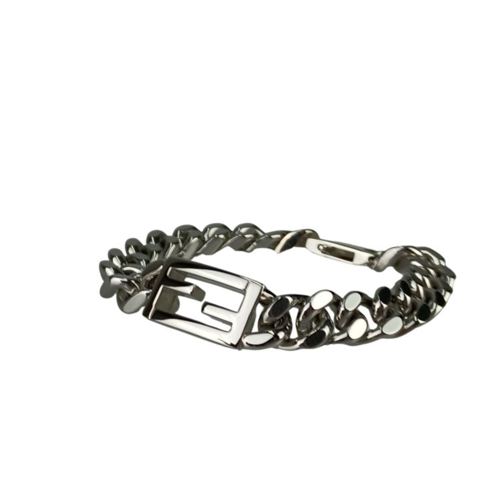Metal Fendi Charm Bracelet: Metal Fendi Charm Bracelet This listing features Metal Fendi Charm Bracelet. Item specifics are provided below. Item Specifics: Brand: Fendi Type: Charm Bracelet Gender: Men,Women Material: Metal