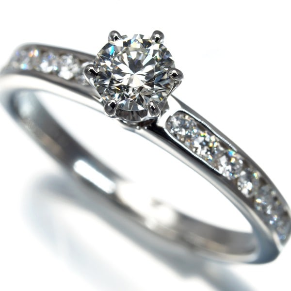 Platinum Tiffany&Co. Ring Diamond 0.37Ct Solitaire Channel Set Us6 950: Platinum Tiffany&Co. Ring Diamond 0.37Ct Solitaire Channel Set Us6 950 This listing features Platinum Tiffany&Co. Ring Diamond 0.37Ct Solitaire Channel Set Us6 950. Item specifics are provided below.