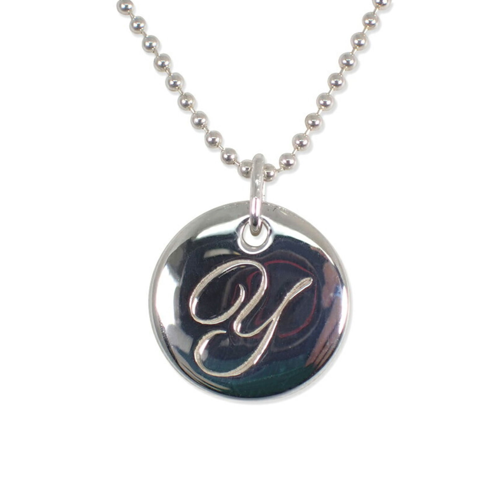 Necklace TIFFANY 925 Initial Y Round Pendant: Necklace TIFFANY 925 Initial Y Round Pendant This listing features Necklace TIFFANY 925 Initial Y Round Pendant. Item specifics are provided below. Item Specifics: Brand: Tiffany Necklace Type: Neckla