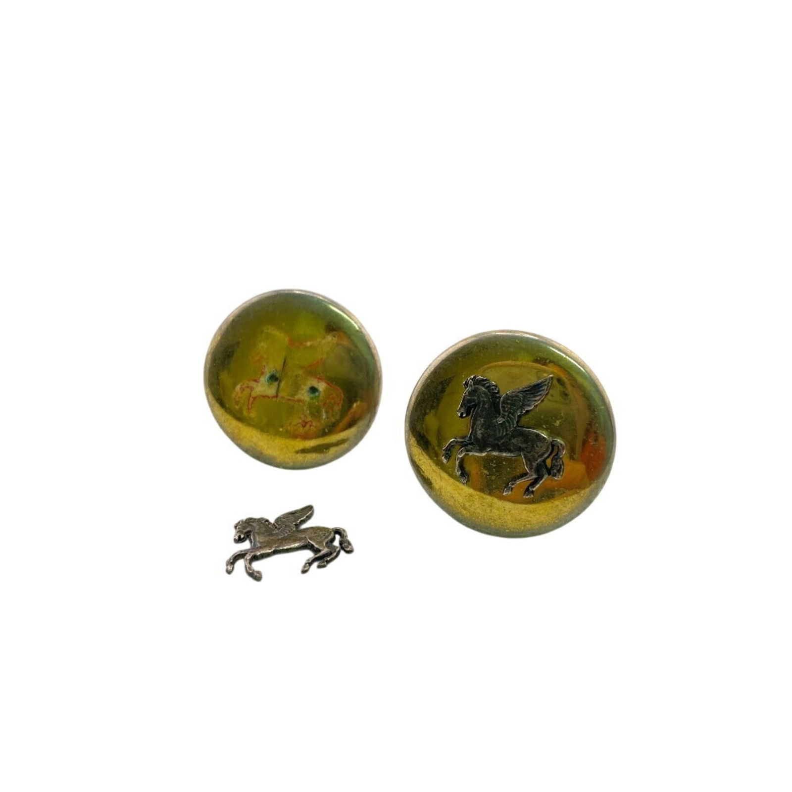 Earrings Hermes Clip: Earrings Hermes Clip This listing features Earrings Hermes Clip. Item specifics are provided below. Item Specifics: Brand: Hermes Type: Clip Earrings Gender: Women Finish: Gold Plated Color: Gold Size