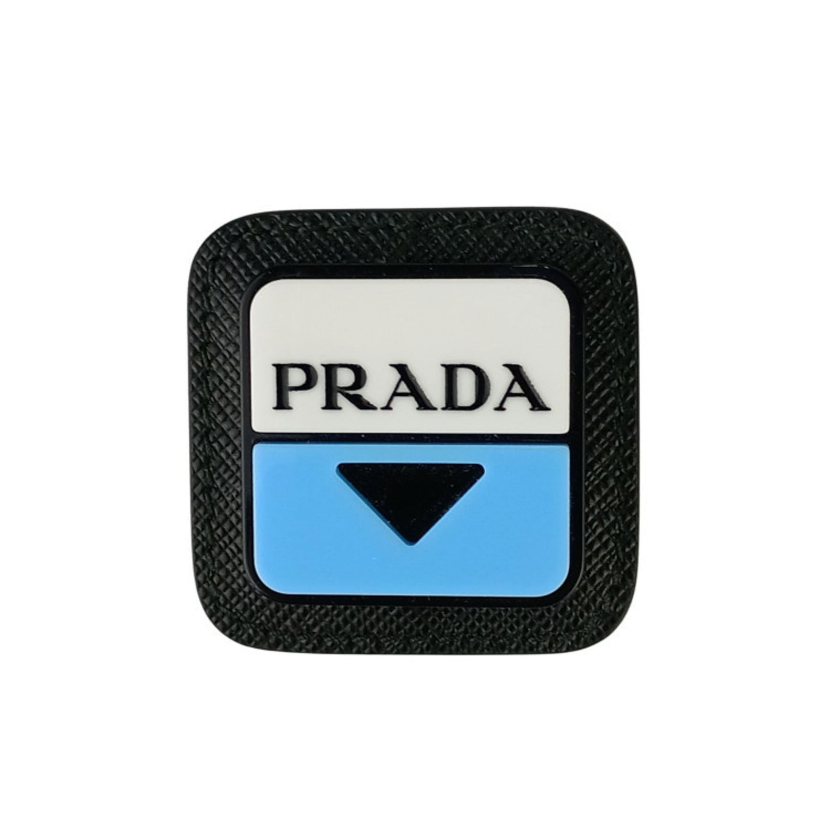 Plastic - Prada Brooch Leather: Plastic - Prada Brooch Leather This listing features Plastic - Prada Brooch Leather. Item specifics are provided below. Item Specifics: Brand: Prada Type: Brooch Gender: Men,Women Material: Leather,