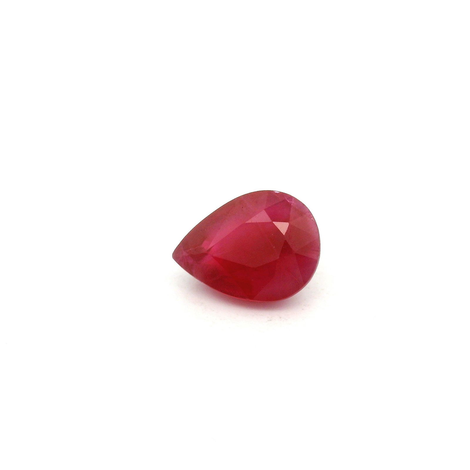 Loose Ruby Gemstone - GSI Pear 1.77ct Red MI (1 of 1)