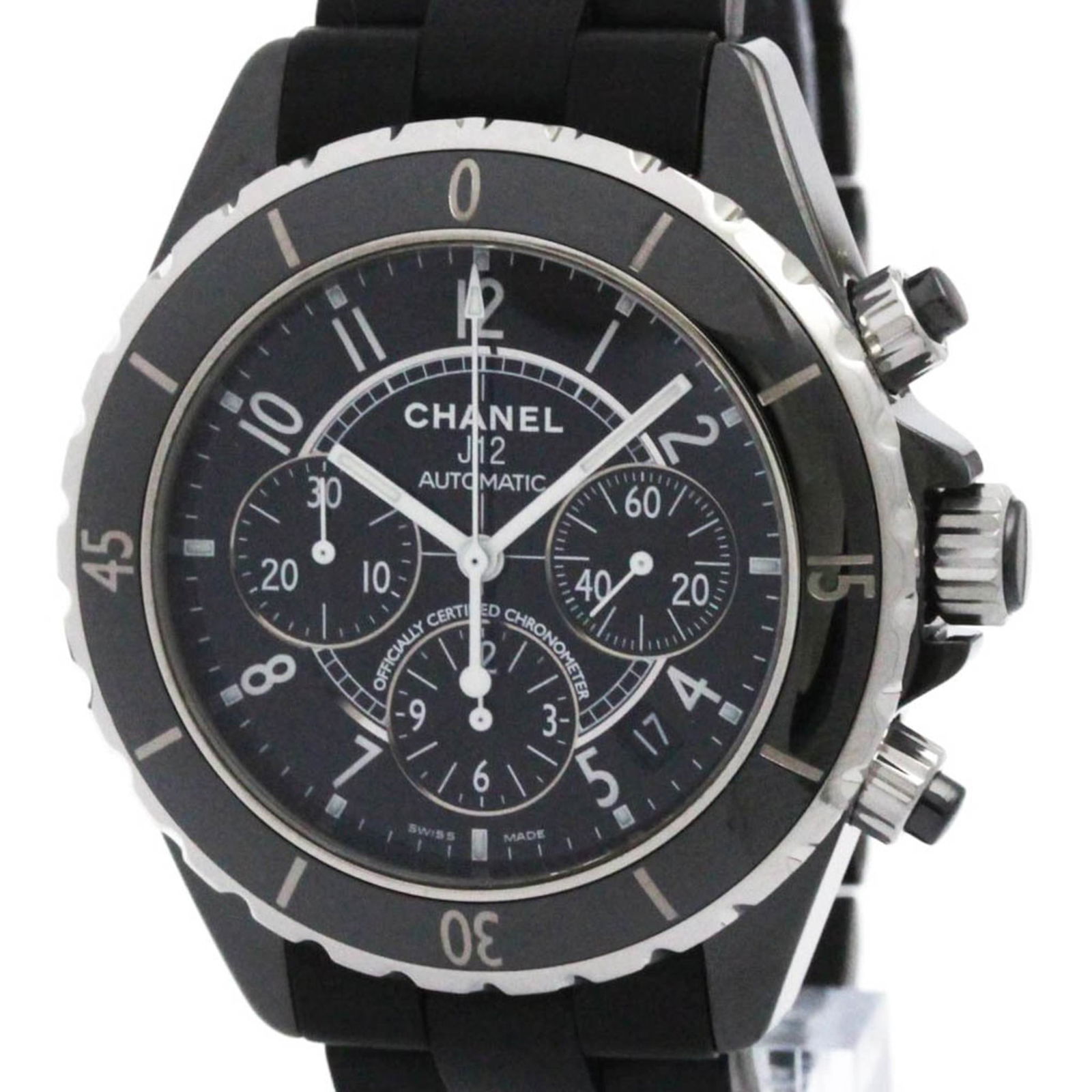 Wristwatch Chanel: Wristwatch Chanel This listing features Wristwatch Chanel. Item specifics are provided below. Item Specifics: Brand: Chanel Type: Wristwatch Style: Sport Gender: Men Material (Case): Ceramic Material