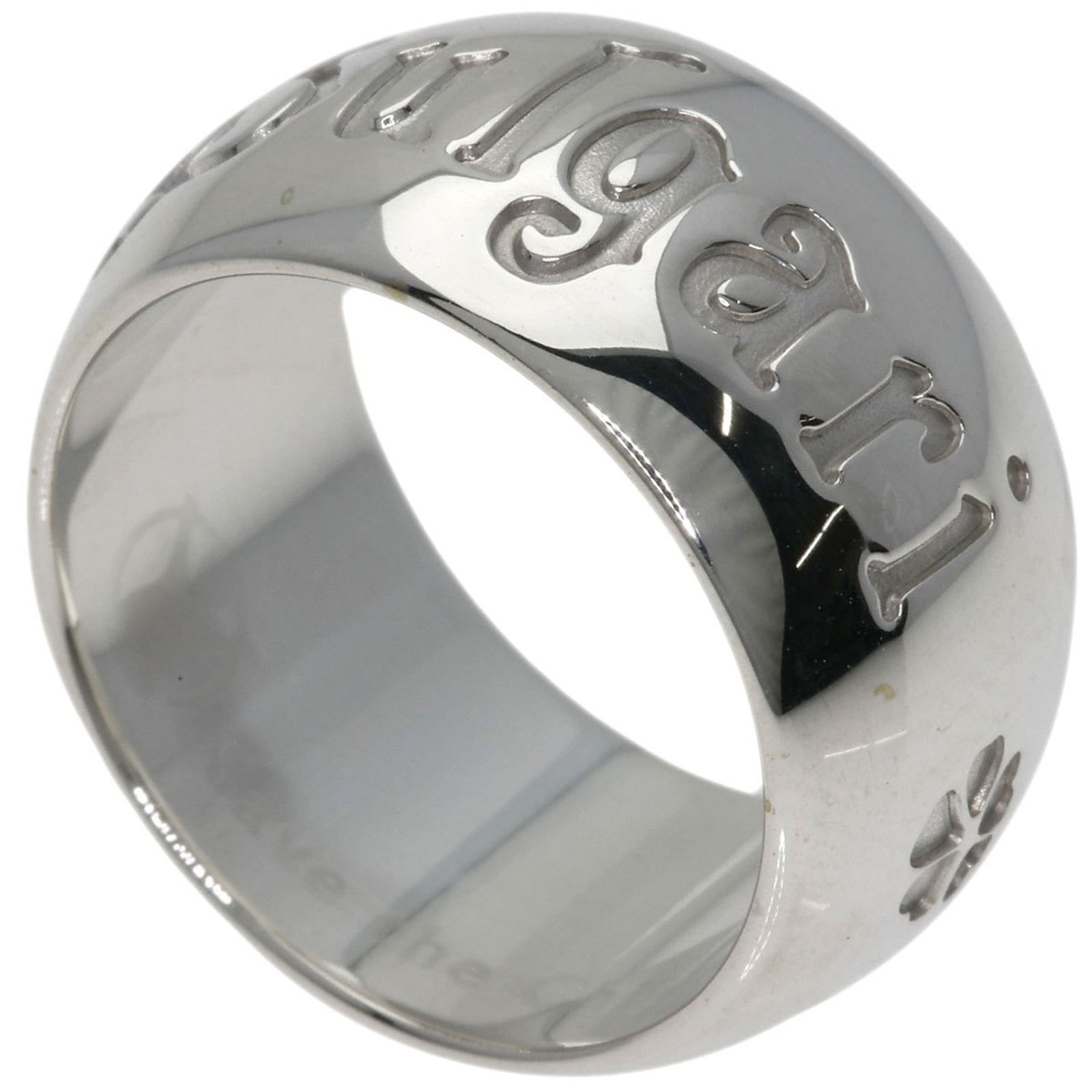 Silver Bvlgari Band Ring (1 of 9)