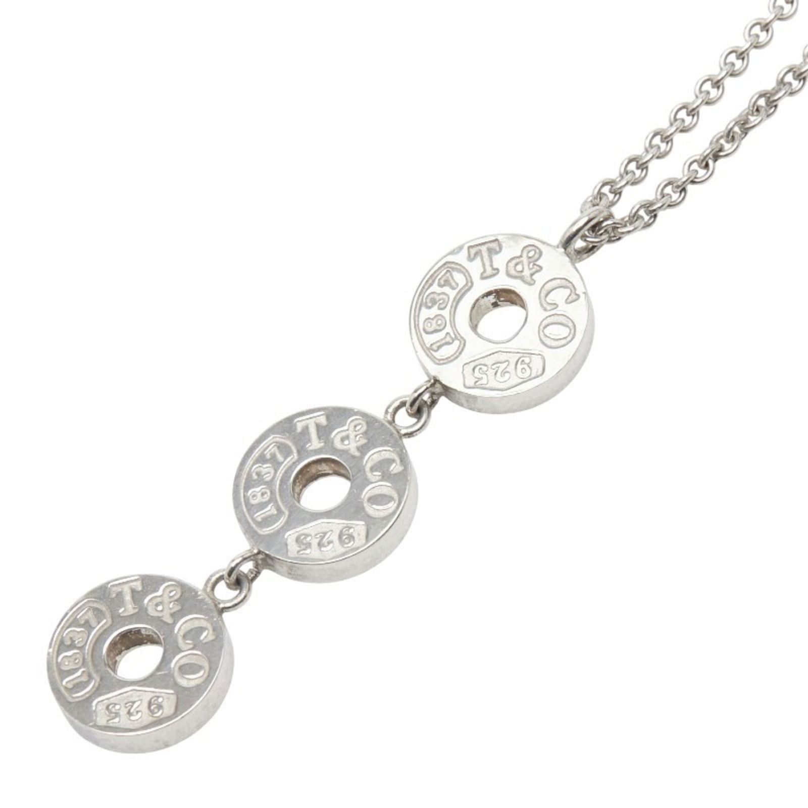 Co. Tiffany 1837 Triple Circle Necklace in 925 Sterling Silver for Women. TIFFANY &: Co. Tiffany 1837 Triple Circle Necklace in 925 Sterling Silver for Women. TIFFANY & This listing features Co. Tiffany 1837 Triple Circle Necklace in 925 Sterling Silver for Women. TIFFANY &. Item
