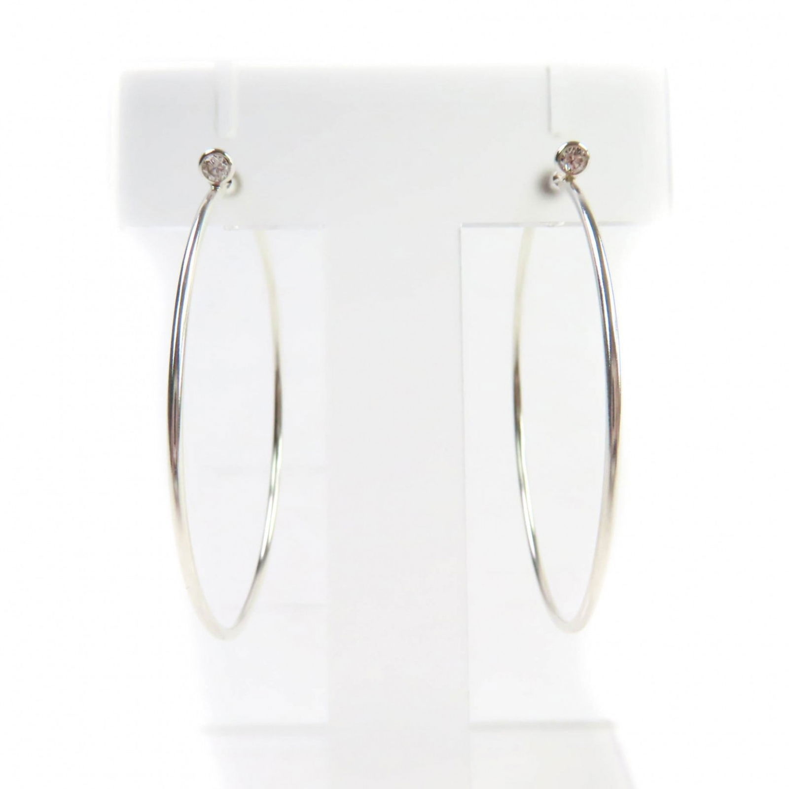 925 Tiffany Hoop Earrings Silver (1 of 8)