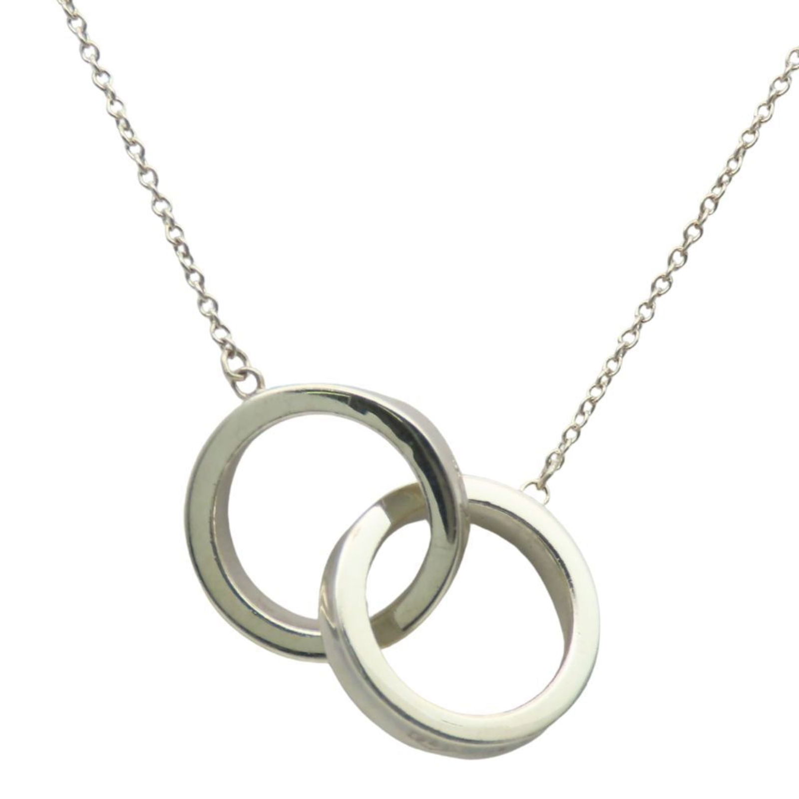Women's. - Tiffany & Co. 1837 Interlocking Circle Necklace - SV925 - approximately 4.8g - Silver: Women's. - Tiffany & Co. 1837 Interlocking Circle Necklace - SV925 - approximately 4.8g - Silver This listing features Women's. - Tiffany & Co. 1837 Interlocking Circle Necklace - SV925 - approximatel