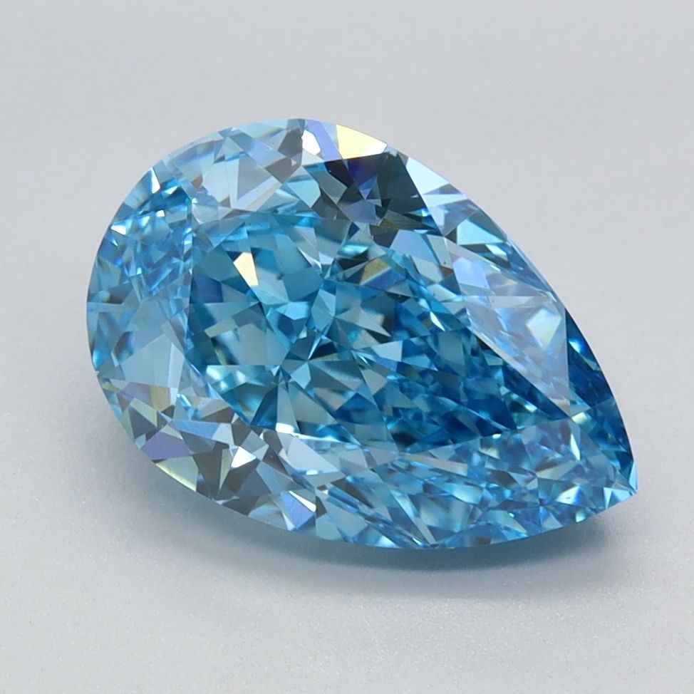 Loose Lab Diamond - IGI Pear 2.59ct Fancy Vivid Blue VVS2: Loose Lab Diamond - IGI Pear 2.59ct Fancy Vivid Blue VVS2 This listing features Loose Lab Diamond - IGI Pear 2.59ct Fancy Vivid Blue VVS2. Item specifics are provided below. Item Specifics: Source: