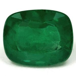Loose Emerald Gemstone - Cushion 1.59ct Green MI (1 of 1)