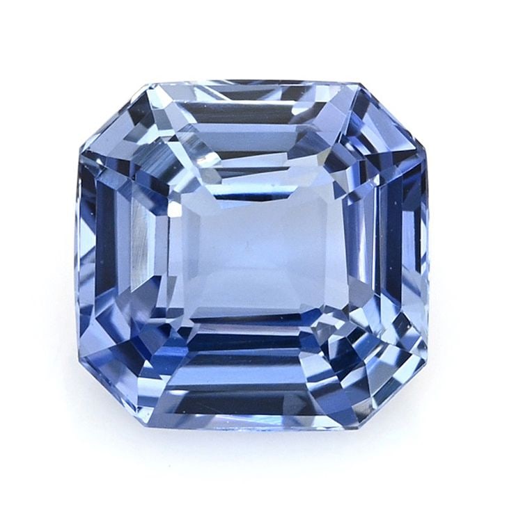 Loose Sapphire Gemstone - Emerald 1.28ct Blue EC (1 of 1)