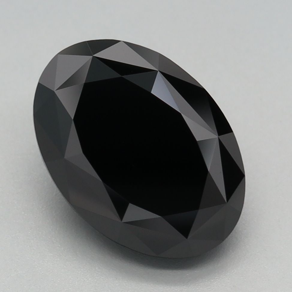 Loose Lab Diamond - IGI Oval 2.68ct Fancy Black (1 of 1)