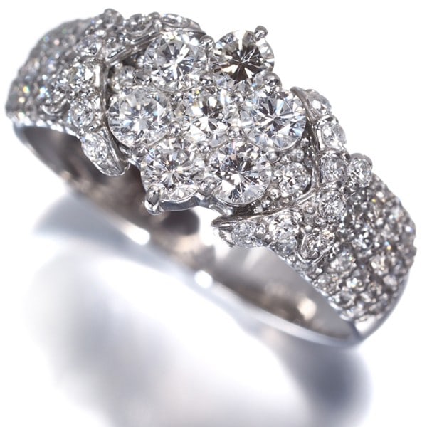 Platinum Diamond 1.02Ct Flower Paved Ring 900: Platinum Diamond 1.02Ct Flower Paved Ring 900 This listing features Platinum Diamond 1.02Ct Flower Paved Ring 900. Item specifics are provided below. Item Specifics: Metal: Platinum Metal Purity: