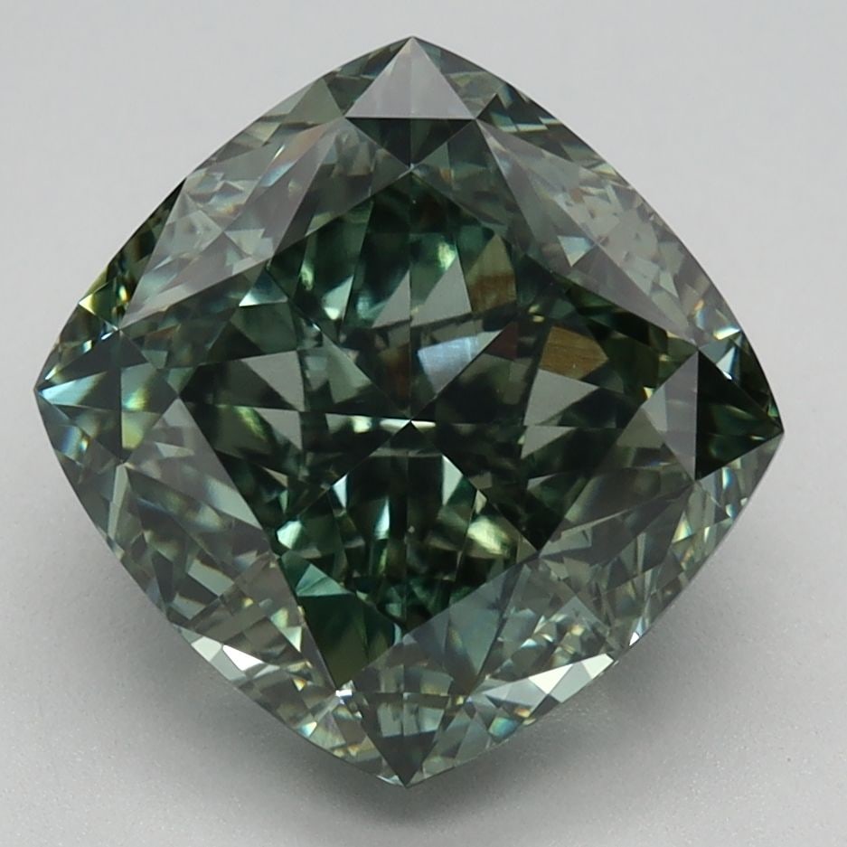 Loose Lab Diamond - IGI Cushion Modified 4.12ct Fancy Vivid Green VS1: Loose Lab Diamond - IGI Cushion Modified 4.12ct Fancy Vivid Green VS1 This listing features Loose Lab Diamond - IGI Cushion Modified 4.12ct Fancy Vivid Green VS1. Item specifics are provided below. 