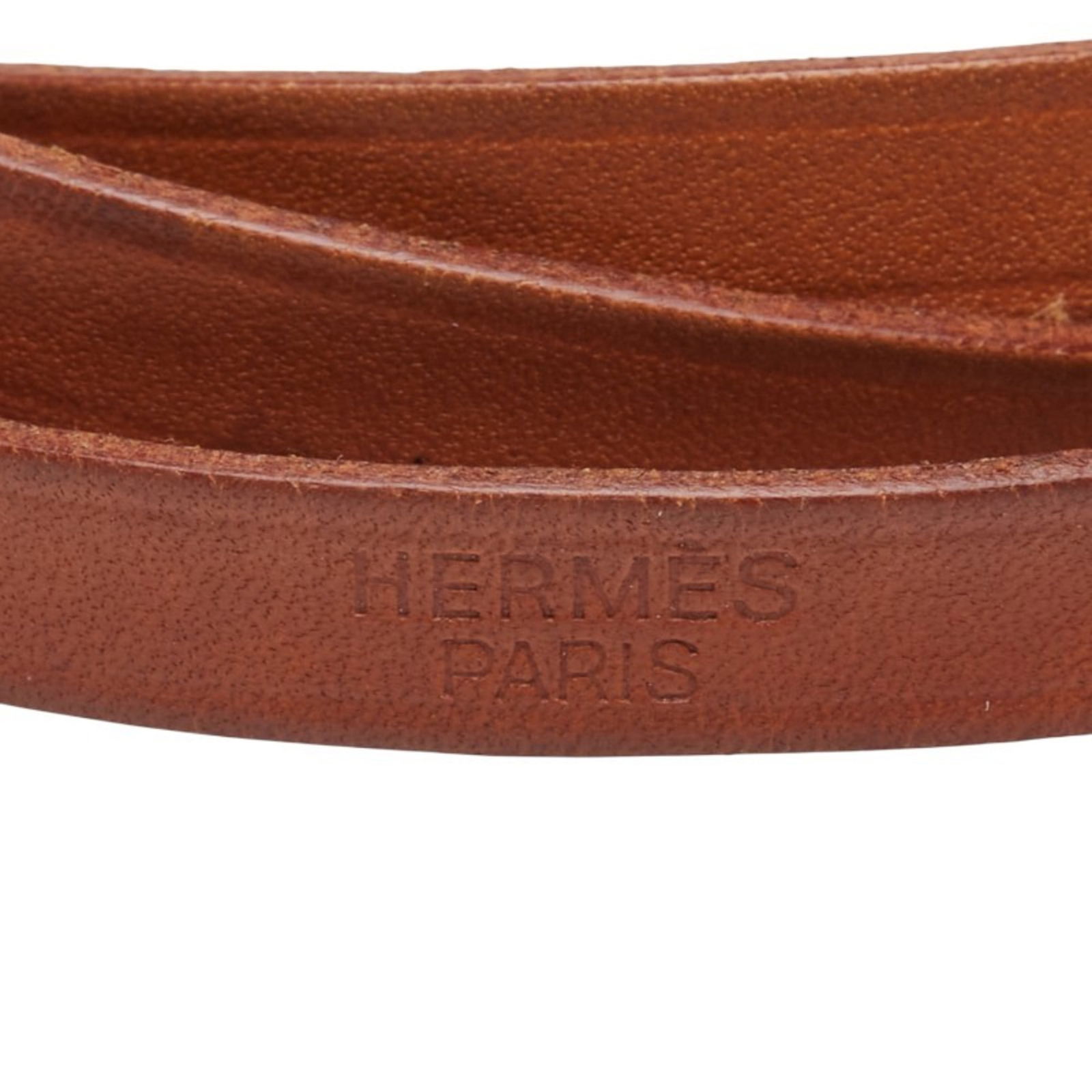 Leather Hermes Charm Bracelet - 4