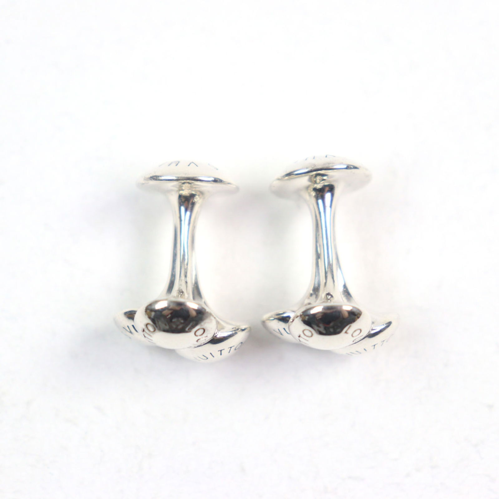 925 Louis Vuitton Stud/ Button Silver - 7