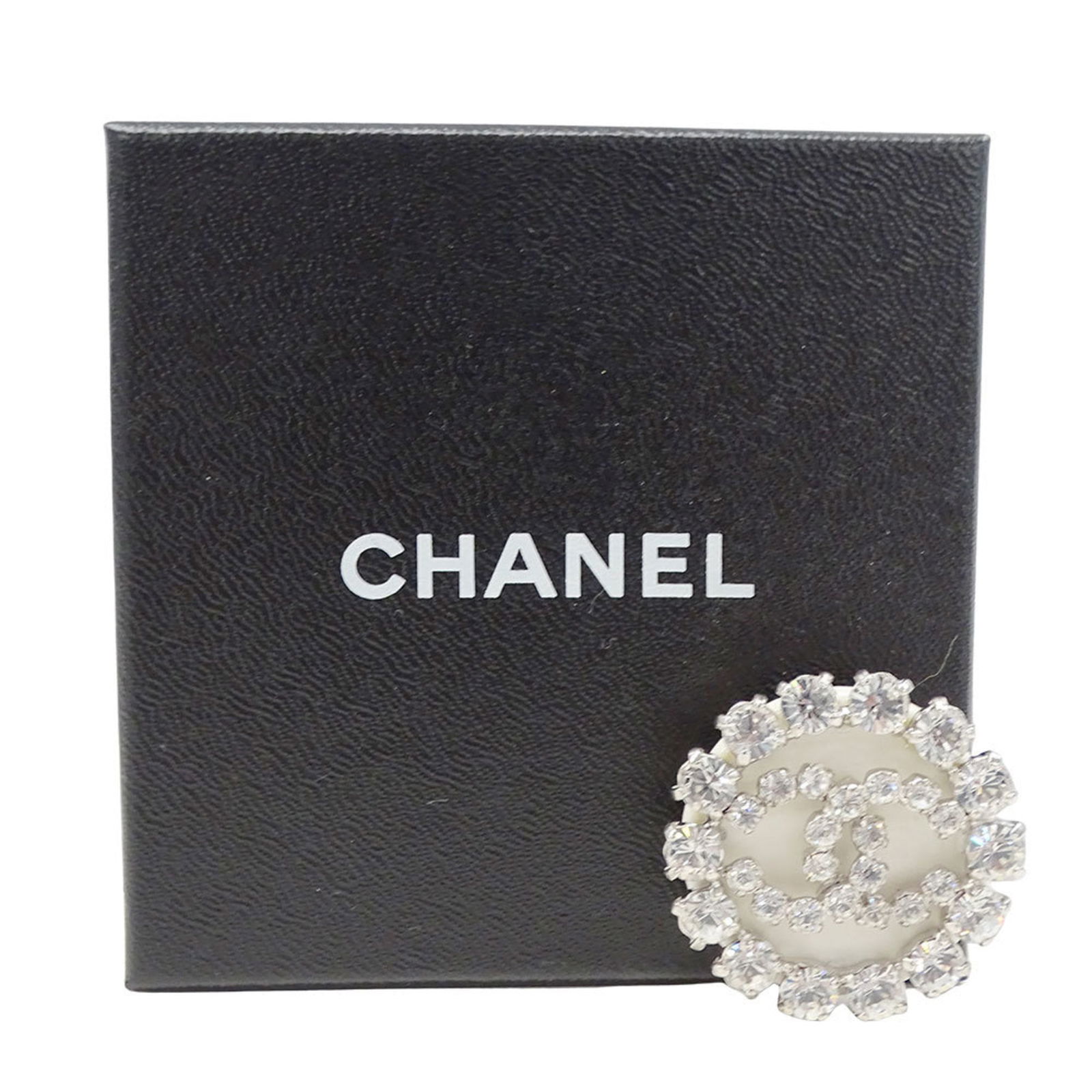 Rhinestone Chanel Brooch - 6