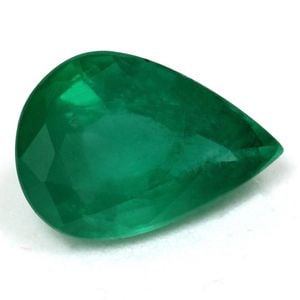 Loose Emerald Gemstone - Pear 1.15ct Green SI (1 of 1)