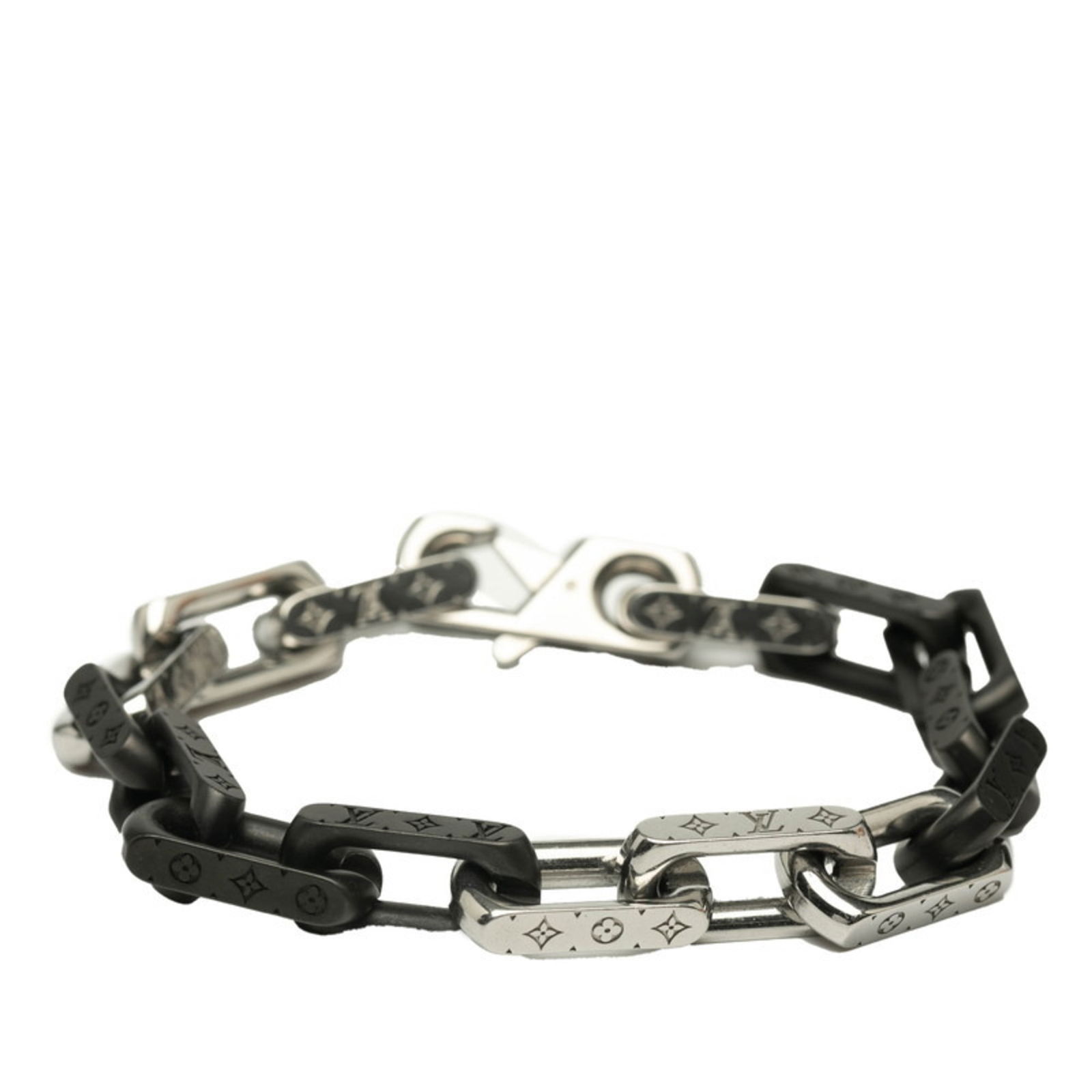 Metal Louis Vuitton Charm Bracelet: Metal Louis Vuitton Charm Bracelet This listing features Metal Louis Vuitton Charm Bracelet. Item specifics are provided below. Item Specifics: Brand: Louis Vuitton Type: Charm Bracelet Gender: Men