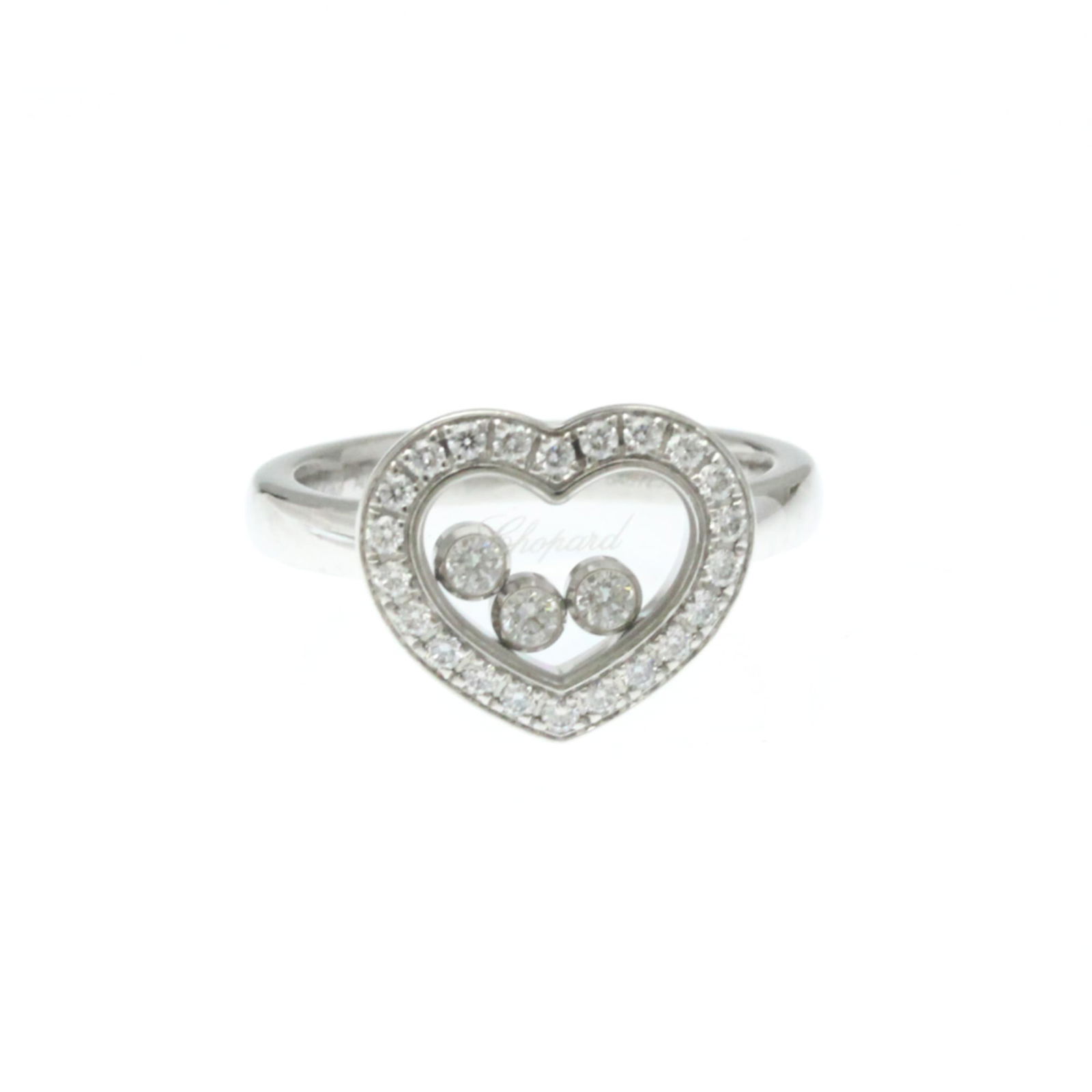 (18K) Chopard Band Ring White Gold: (18K) Chopard Band Ring White Gold This listing features (18K) Chopard Band Ring White Gold. Item specifics are provided below. Item Specifics: Brand: Chopard Type: Band Ring Style: Fashion Gender: