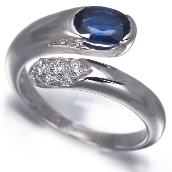 Gold Bvlgari Ring Sapphire 1.14Ct Diamond Astraea Us6-6.25 18K 750 White: Gold Bvlgari Ring Sapphire 1.14Ct Diamond Astraea Us6-6.25 18K 750 White This listing features Gold Bvlgari Ring Sapphire 1.14Ct Diamond Astraea Us6-6.25 18K 750 White. Item specifics are provided