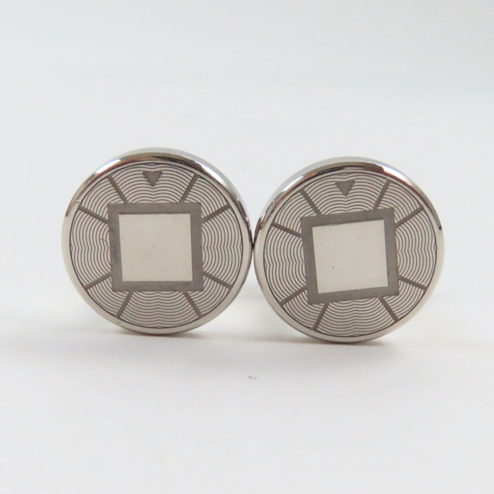 925 Cartier Stud/ Button Silver - 2
