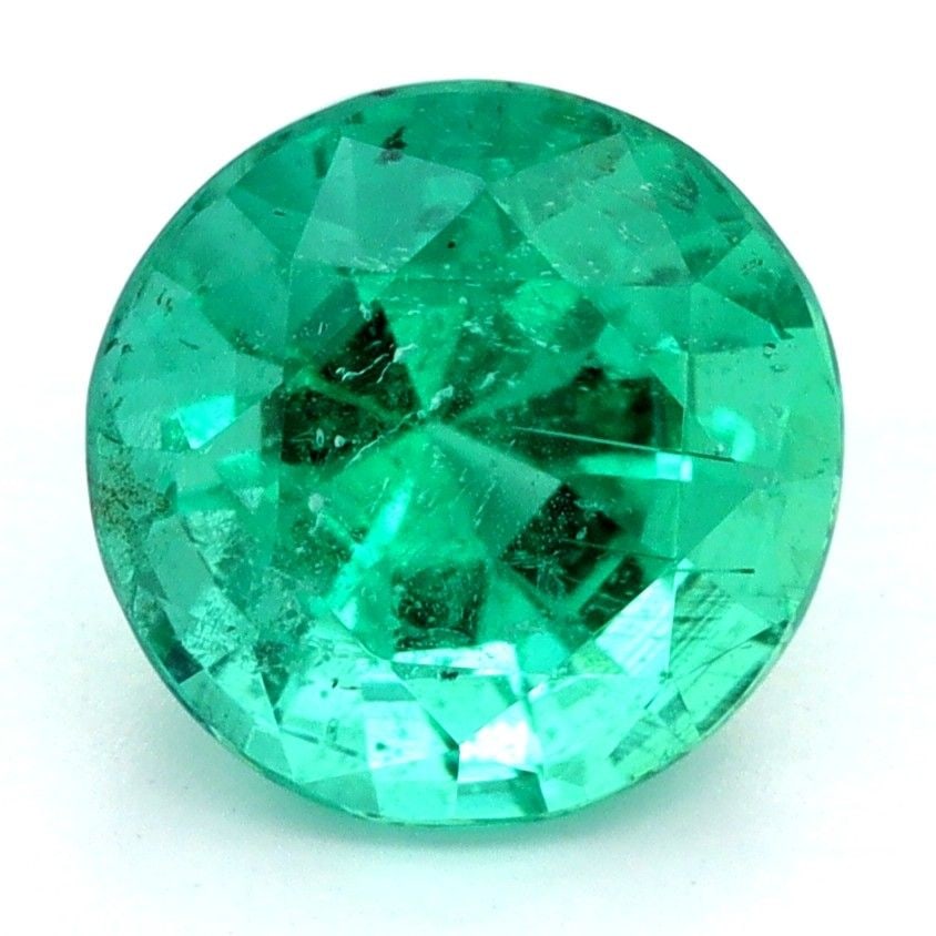 Loose Emerald Gemstone - Round 1.24ct Green SI (1 of 1)