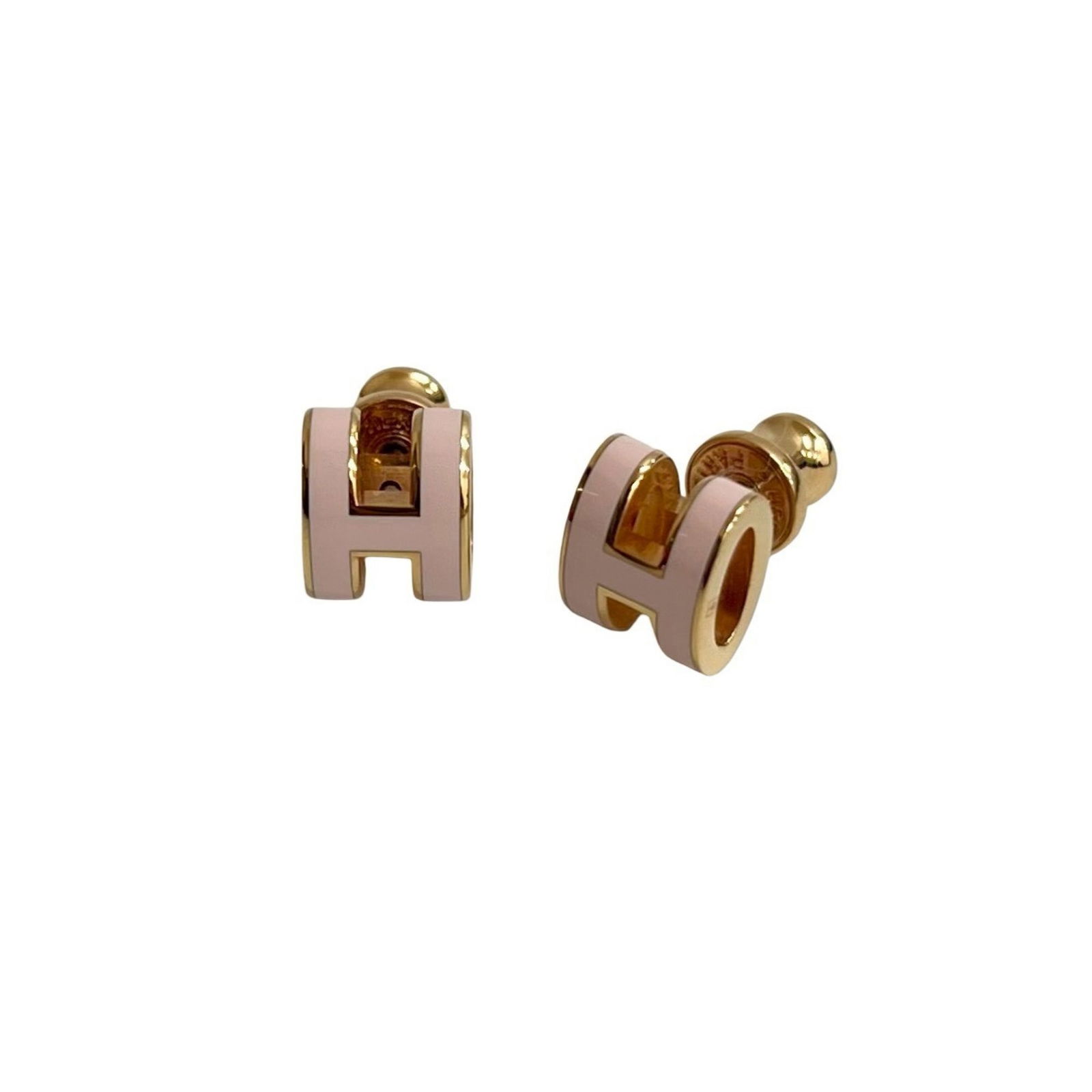 Plating Hermes Stud Earrings Gold - 3