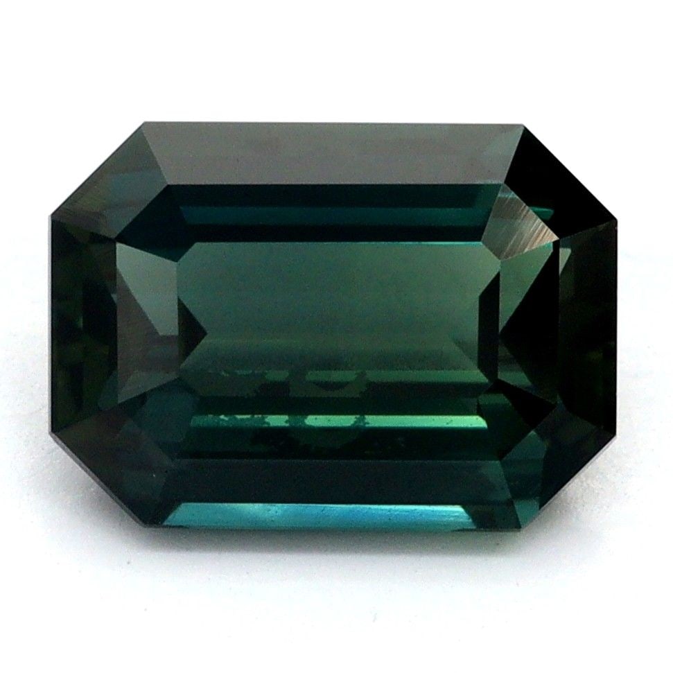 Loose Sapphire Gemstone - Emerald 2.01ct Teal EC (1 of 1)