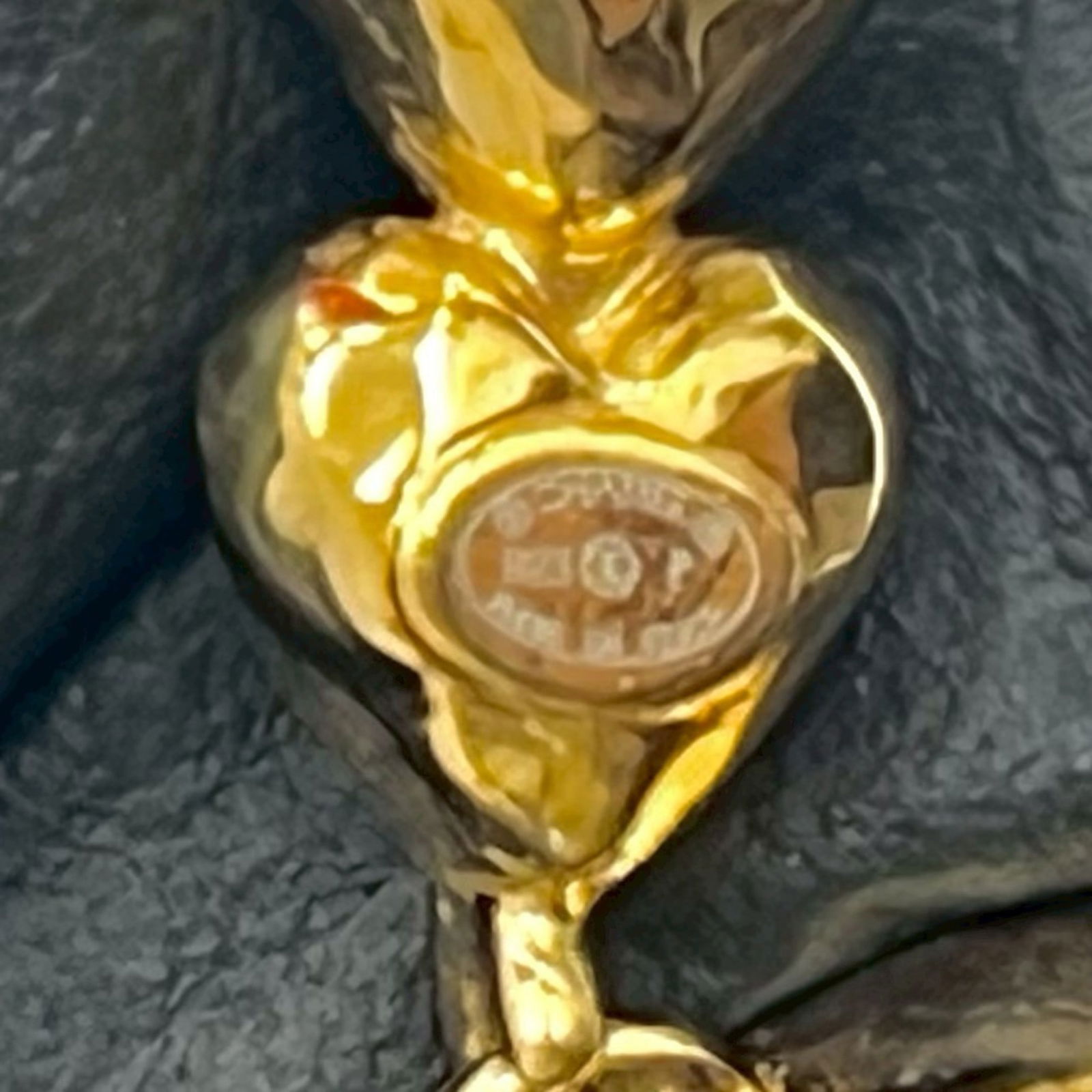 Plating Chanel Stud Earrings Gold - 2