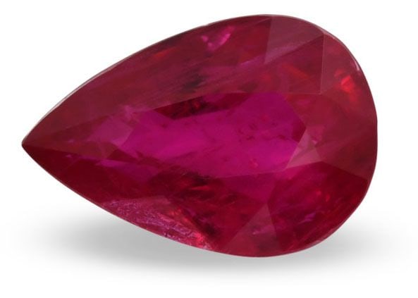 Loose Ruby Gemstone - Pear 1.02ct Red EC: Loose Ruby Gemstone - Pear 1.02ct Red EC This listing features Loose Ruby Gemstone - Pear 1.02ct Red EC. Item specifics are provided below. Item Specifics: Type: Ruby Carat: 1.02 Cut: Faceted Color: R