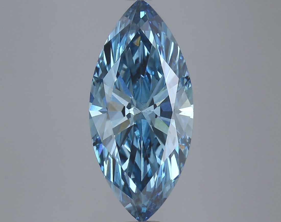 Loose Lab Diamond - IGI Marquise 3.84ct Fancy Vivid Blue VS2: Loose Lab Diamond - IGI Marquise 3.84ct Fancy Vivid Blue VS2 This listing features Loose Lab Diamond - IGI Marquise 3.84ct Fancy Vivid Blue VS2. Item specifics are provided below. Item Specifics: Sour