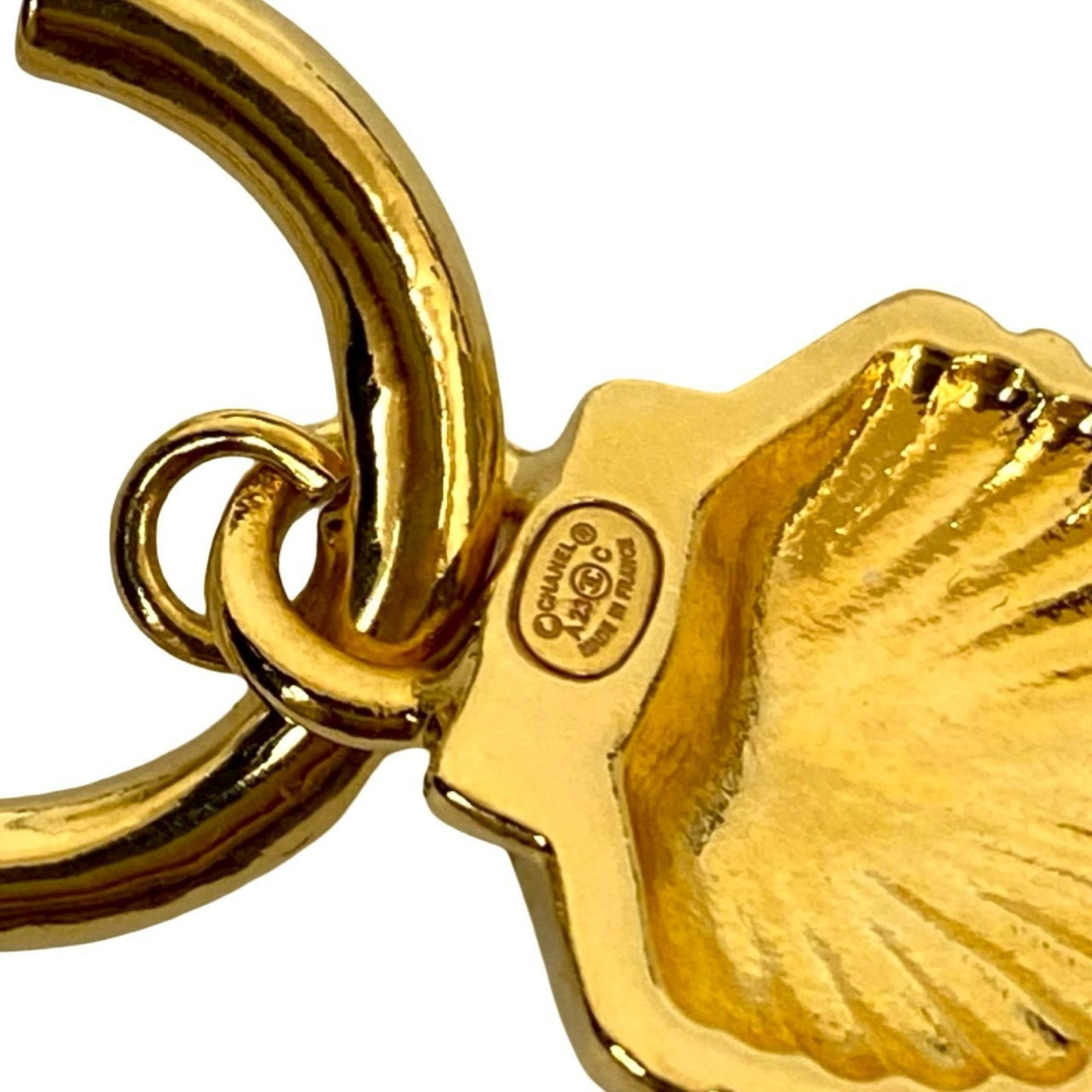 Plating Chanel Stud Earrings Gold - 2