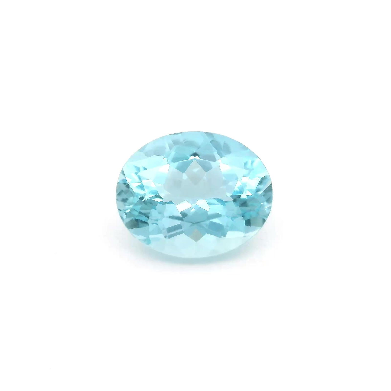 Loose Aquamarine Gemstone - Oval 2.95ct Blue EC (1 of 1)