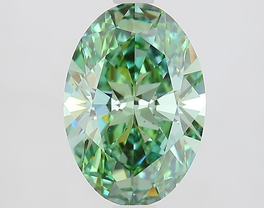 Loose Lab Diamond - IGI Oval 2.1ct Fancy Vivid Green VS1: Loose Lab Diamond - IGI Oval 2.1ct Fancy Vivid Green VS1 This listing features Loose Lab Diamond - IGI Oval 2.1ct Fancy Vivid Green VS1. Item specifics are provided below. Item Specifics: Source: