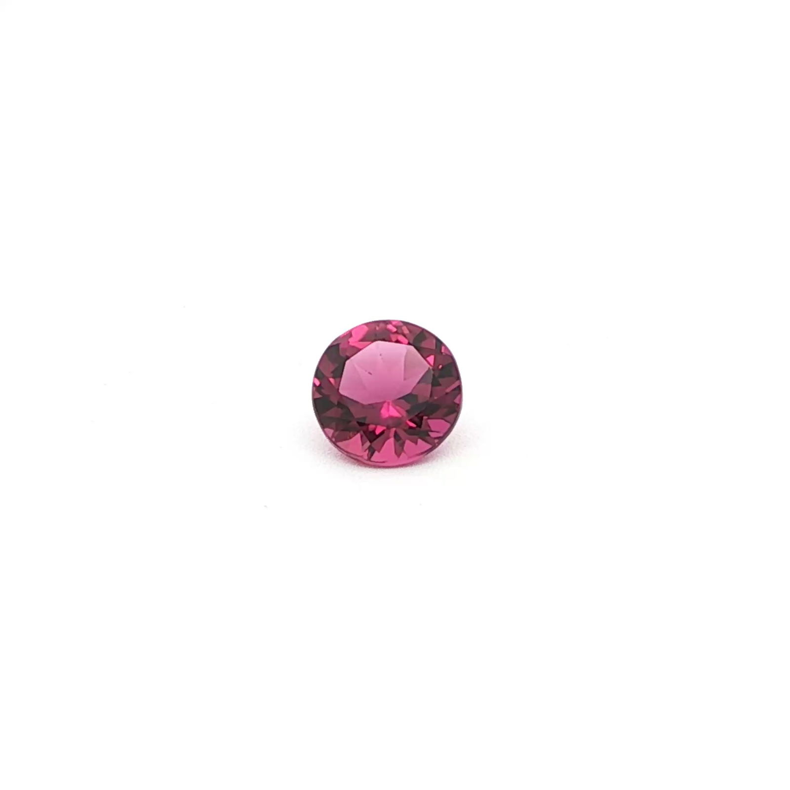 Loose Tourmaline Gemstone - GSI Round 1.05ct Red EC (1 of 1)