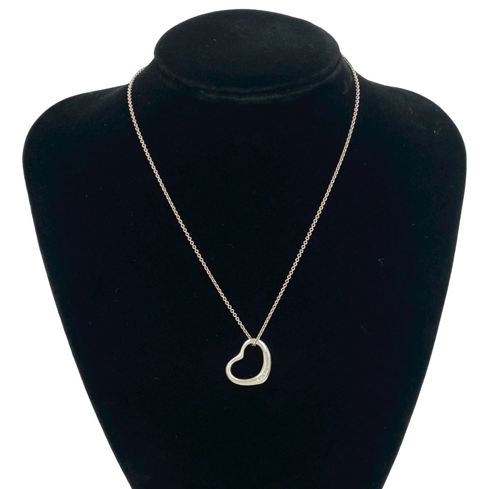 25649 - TIFFANY & Co. Tiffany Open Heart Necklace - 925 Sterling Silver - Chain Pendant: 25649 - TIFFANY & Co. Tiffany Open Heart Necklace - 925 Sterling Silver - Chain Pendant This listing features 25649 - TIFFANY & Co. Tiffany Open Heart Necklace - 925 Sterling Silver - Chain Pendant. I