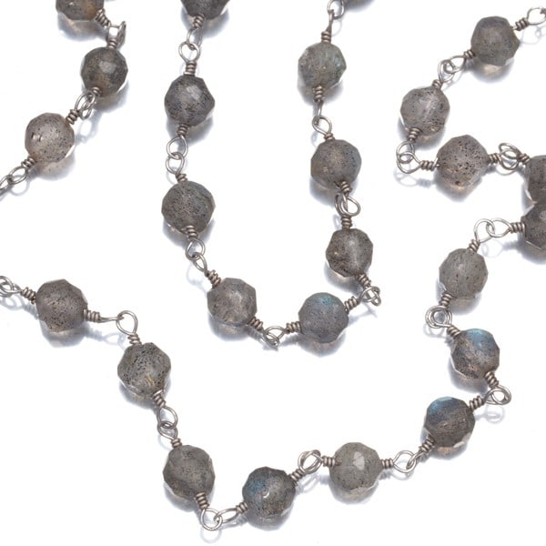 Gold Labradorite Necklace 18K 750 White: Gold Labradorite Necklace 18K 750 White This listing features Gold Labradorite Necklace 18K 750 White. Item specifics are provided below. Item Specifics: Metal: White Gold Metal Purity: 18k Type: