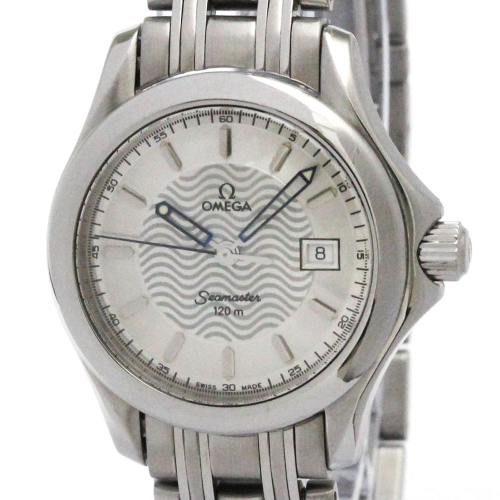 Wristwatch Omega: Wristwatch Omega This listing features Wristwatch Omega. Item specifics are provided below. Item Specifics: Brand: Omega Type: Wristwatch Style: Sport Gender: Women Material (Case): Stainless Steel