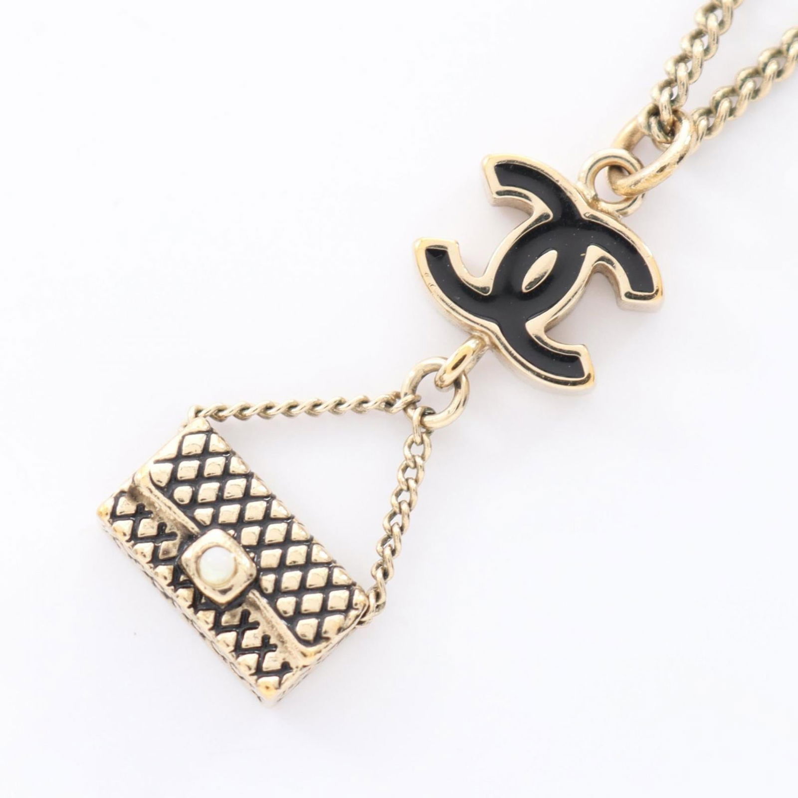 and Black - CHANEL Coco Mark Matelasse Necklace - Gold Plated - Women's: and Black - CHANEL Coco Mark Matelasse Necklace - Gold Plated - Women's This listing features and Black - CHANEL Coco Mark Matelasse Necklace - Gold Plated - Women's. Item specifics are provided