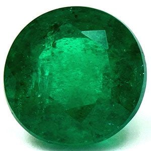 Loose Emerald Gemstone - Round 1.27ct Green SI (1 of 1)