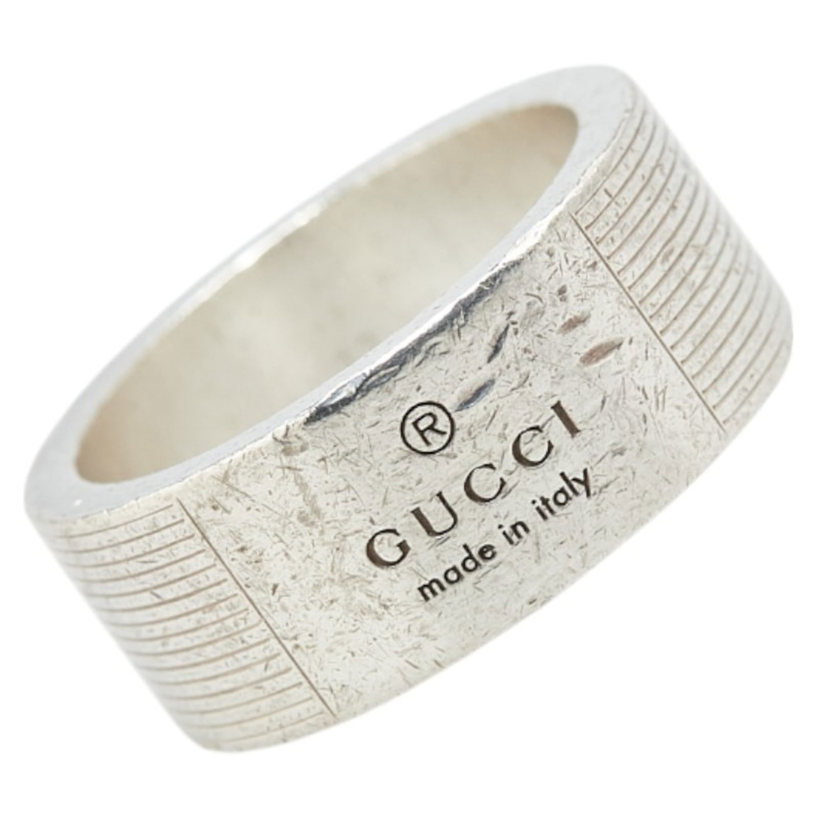 925 Gucci Band Ring Silver (1 of 7)
