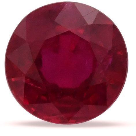 Loose Ruby Gemstone - Round 1.38ct Red EC (1 of 1)