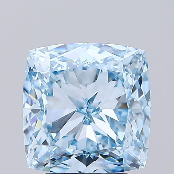 Loose Lab Diamond - IGI Cushion Modified 3.58ct Fancy Vivid Blue VVS2: Loose Lab Diamond - IGI Cushion Modified 3.58ct Fancy Vivid Blue VVS2 This listing features Loose Lab Diamond - IGI Cushion Modified 3.58ct Fancy Vivid Blue VVS2. Item specifics are provided below. 