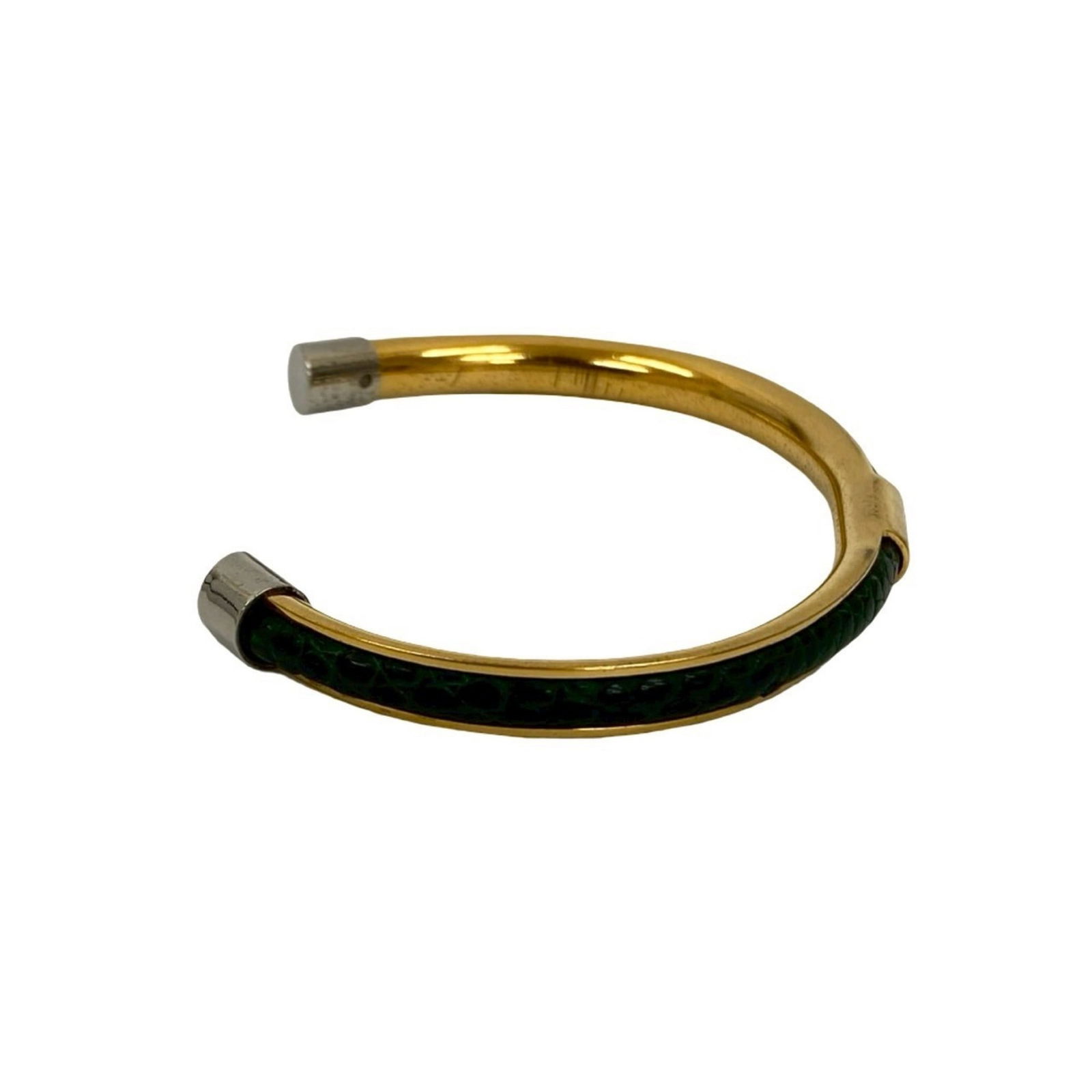 Leather - Gucci Bangle Gold Plating - 3