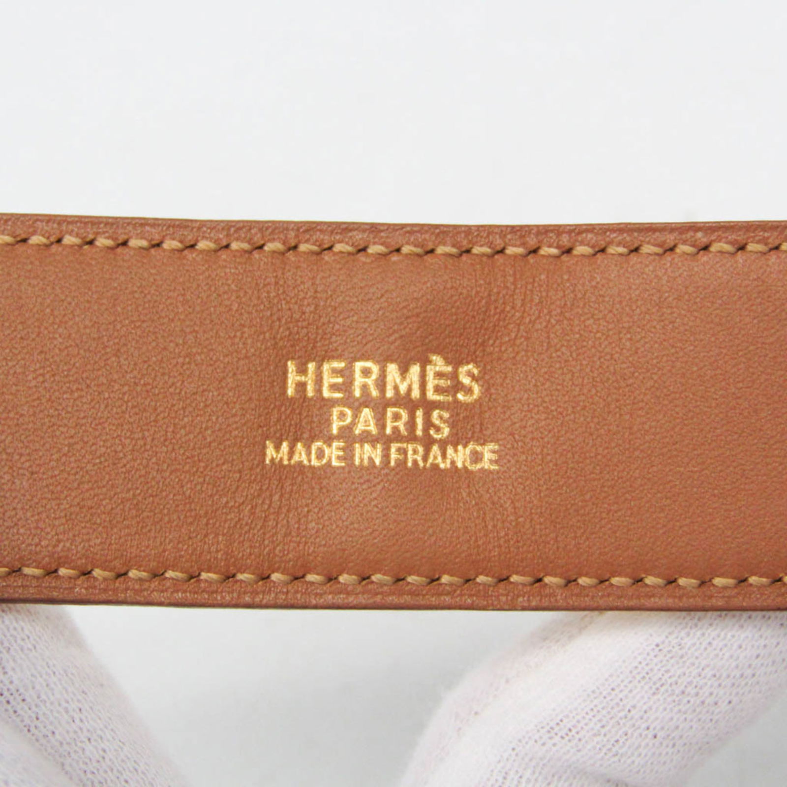 Leather Hermes Bangle Courchevel - 8