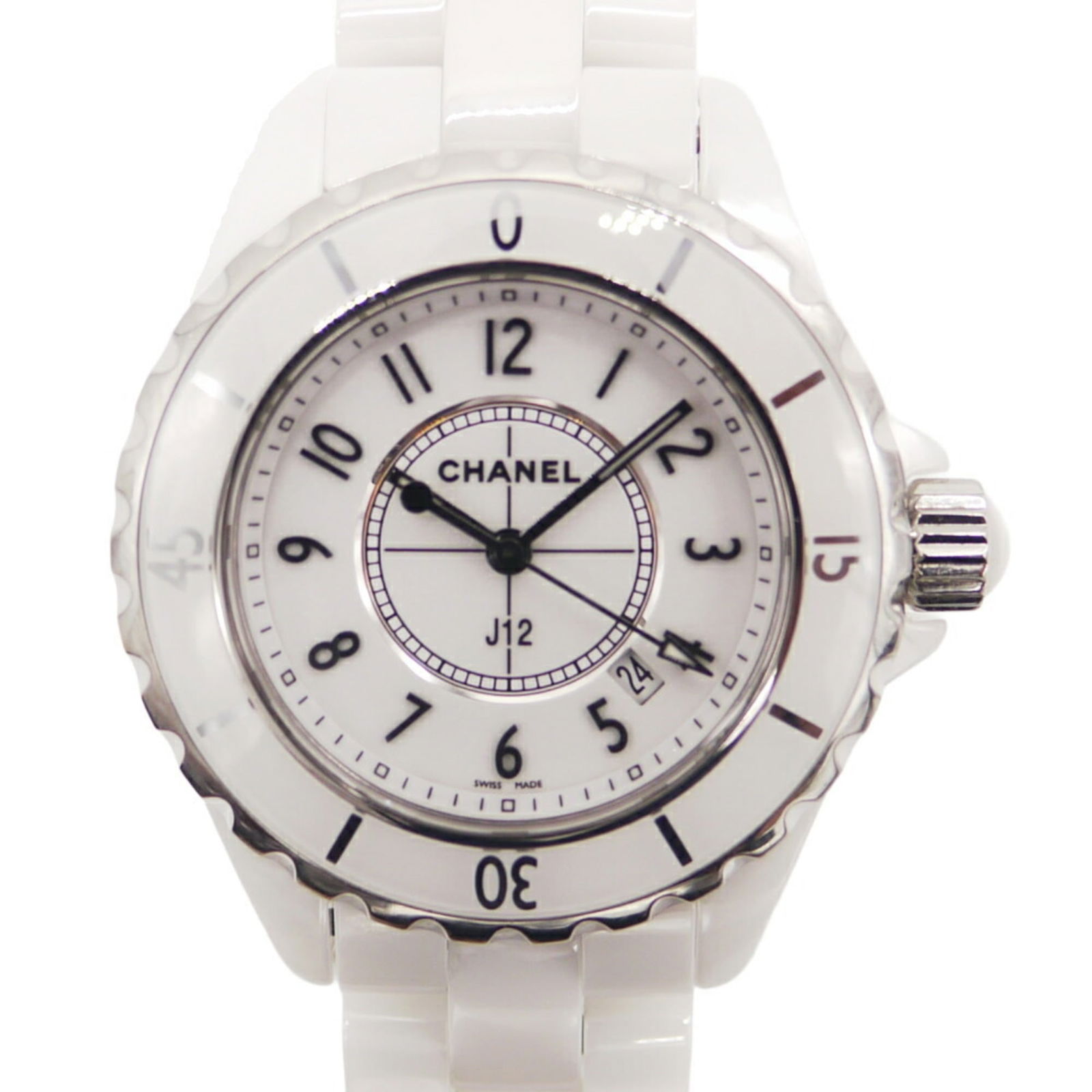 Wristwatch Chanel: Wristwatch Chanel This listing features Wristwatch Chanel. Item specifics are provided below. Item Specifics: Brand: Chanel Type: Wristwatch Gender: Women,Men Material (Case): Ceramic Material (Band):