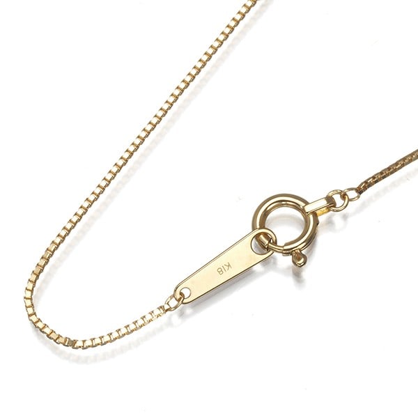 Gold Box Chain Necklace42Cm 18K 750 Yellow (1 of 3)