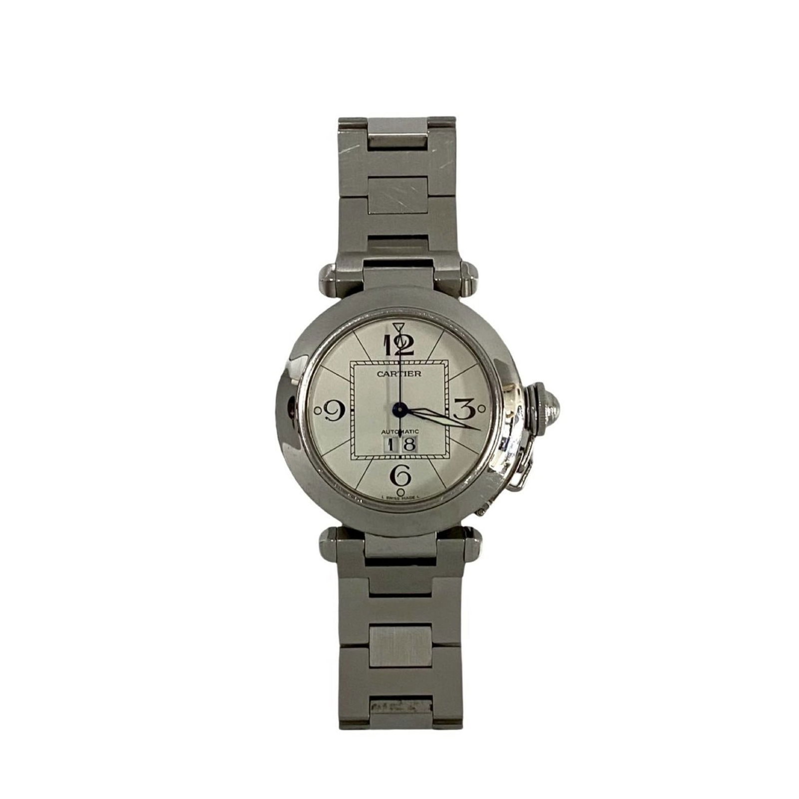 Wristwatch Cartier: Wristwatch Cartier This listing features Wristwatch Cartier. Item specifics are provided below. Item Specifics: Brand: Cartier Type: Wristwatch Gender: Men Material (Case): Stainless Steel Material