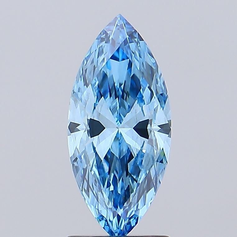 Loose Lab Diamond - IGI Marquise 1.51ct Fancy Vivid Blue SI1 (1 of 1)