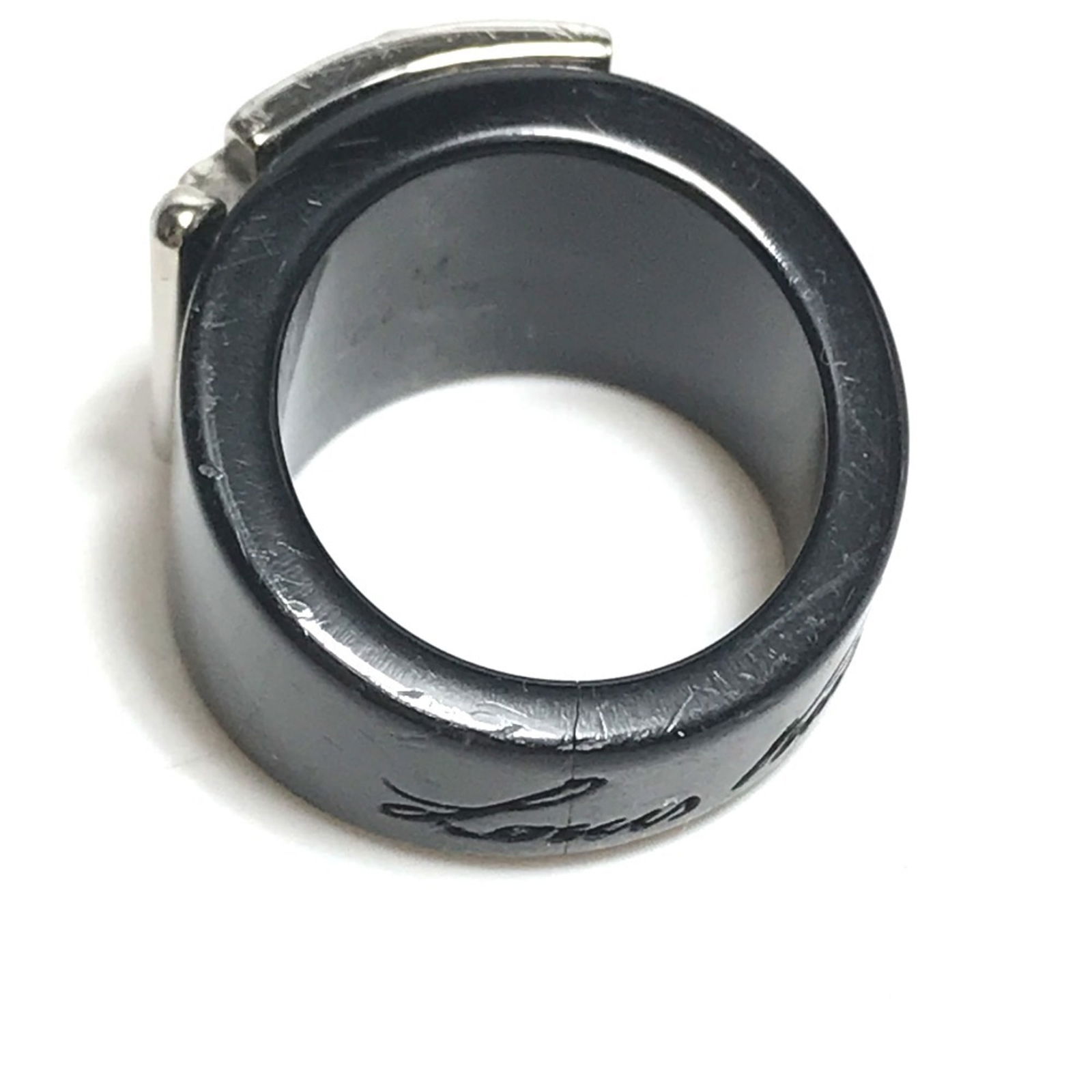 Plastic Louis Vuitton Band Ring - 3
